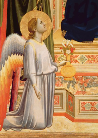 The Madonna di Ognissanti (detail) by Giotto di Bondone
